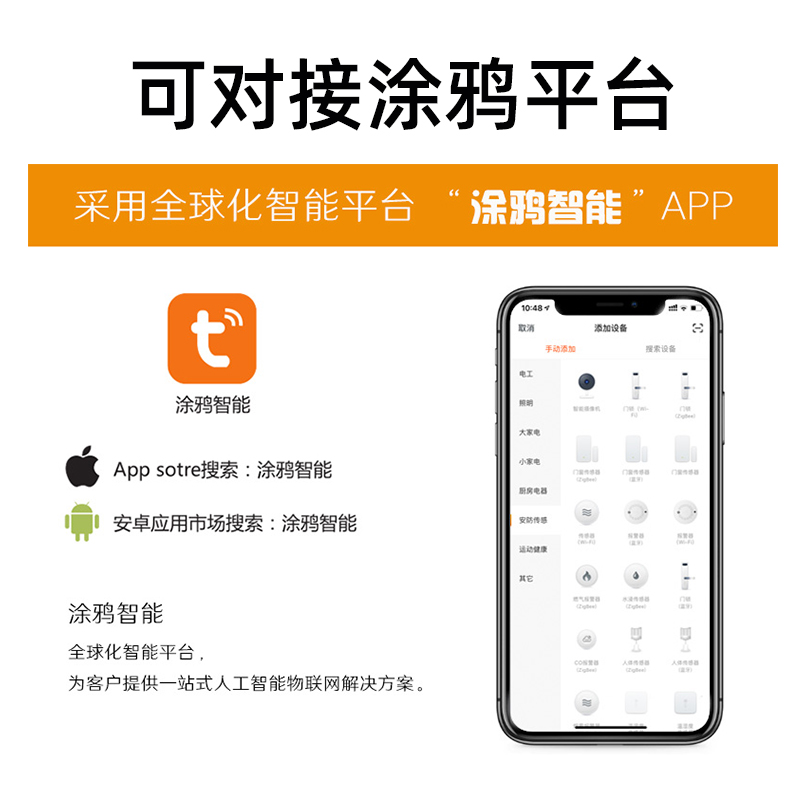 智能家居門窗報警監測WIFI門磁探檢測儀Zigbee無線傳感器電池供電